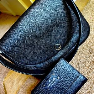 Original Black Leather Kate Spade Purse and Wallet